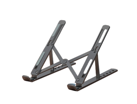 ELKUAIE Soporte para computadora portátil para escritorio de oficina, soporte portátil ergonómico ajustable para computadora portátil, soporte pleg...