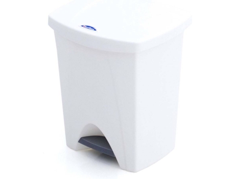 Cubo de Vasura PLASTIKEN Nature (Blanco - 25 L)