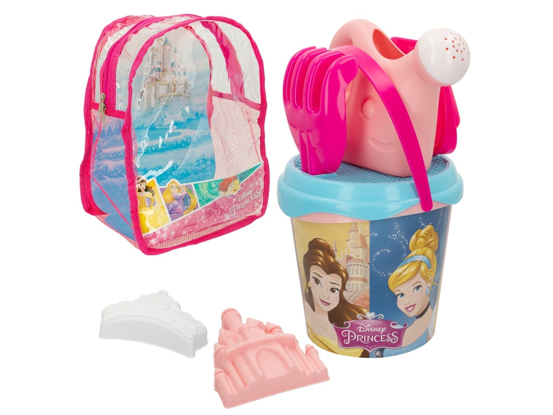 pack de juguetes de playa COLORBABY Mochila princesas disney con accesorios ( - 10 meses)