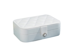 Caja de Organización Joyas Viaje Portátil Blanco (17x12x6cm) Kofihety
