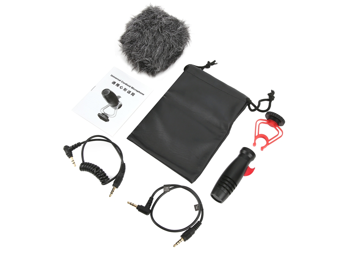 2026-kit De Micrófono Para Cámara Con Soporte Micrófono Condensador Para Entrevistas