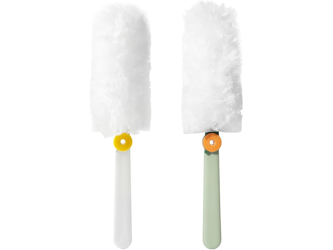 2 Plumeros Electrostáticos De Mano Para Limpiar Muebles Y Fibras.