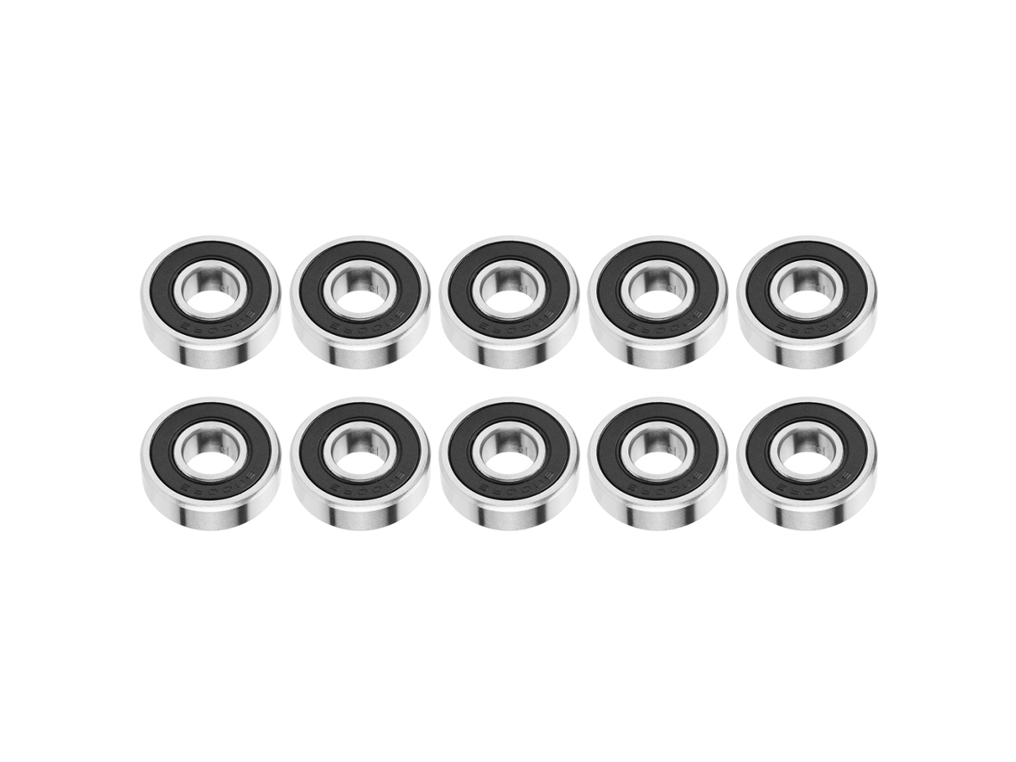 2026velora-10 piezas de rodamientos de bolas de ranura profunda 6000-2rs sellados con goma 10 mm*26 mm*8 mm