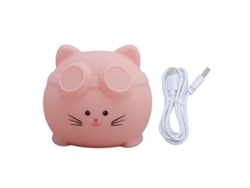 2026-lámpara De Noche Infantil Silicona Recargable Con Control Por Toque, 3 Niveles De Brillo, Usb, Led, Para Dormitorio Rosa
