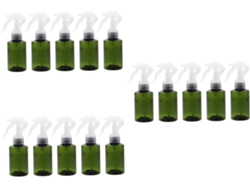 De 3 Frascos De Spray Pequenos, Recarregáveis, Verdes, Com Gatilho.