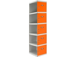Simonlocker Profesional Desmontable 5 Puertas 1/5 300 Adicional Gris/Natural SIMON RACK
