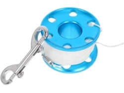 Carrete De Buceo De Aluminio Con Doble Anzuelo