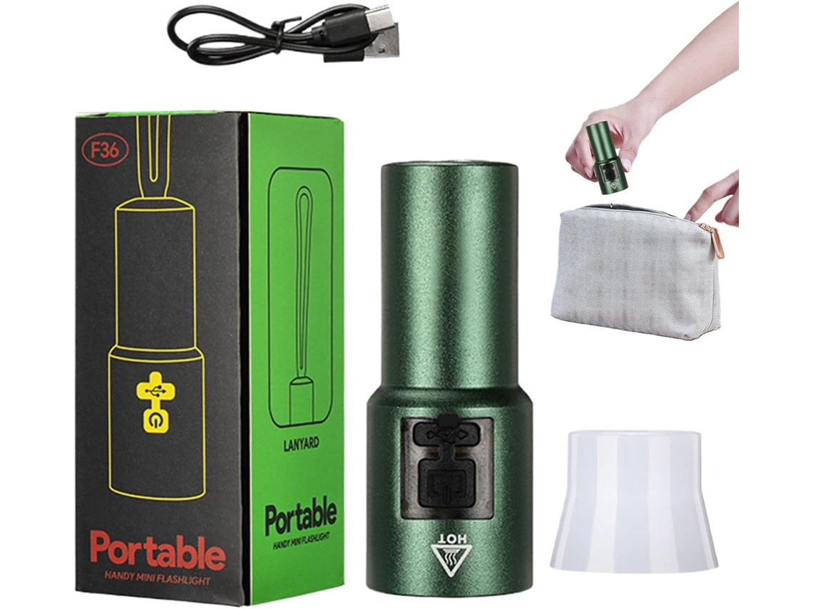 Linterna Luminosa - Magnética, Impermeable, Superpotente Linterna Recargable Pequeña - Para Acampar