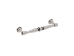 Tirador Para Mueble De Zamac Distancia Entre Ejes 96mm Color Plata Brillante Lote De 6