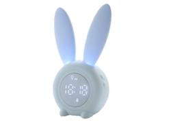 2026-reloj Despertador Digital Para Niños, Luz Nocturna Creativa Conejo, Luz De Despertar Con Temperatura Y Alarma Doble