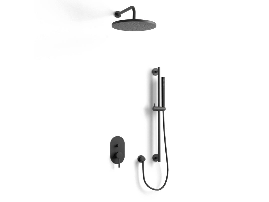 Unidad De Ducha En Latón Negro Colección Cephise - Sc85