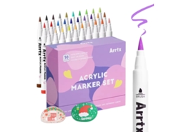Rotuladores artísticos, 30 colores, tinta resistente al agua y de secado rápido, 30 colores