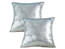 Fundas Decorativas Para Cojín - 2 Piezas Con Lentejuelas