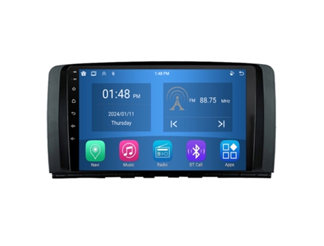 Autoradio 4GB RAM64GB ROM ROVERONE para Mercedes Benz R Class W251 R280 R300 R320 2005 - 2017 CarPlay Android Coche Radio Bluetooth Navegación