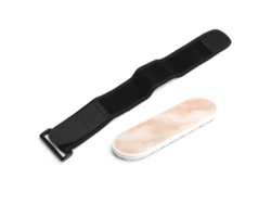 Cinta De Agarre Para Dedo De Teléfono Rojo De Pintura Al Tinta Momostick Con Soporte Y Parche De Brazalete
