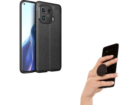 Carcasa y Popsocket Xiaomi Mi 11 Pro Rugged Leather