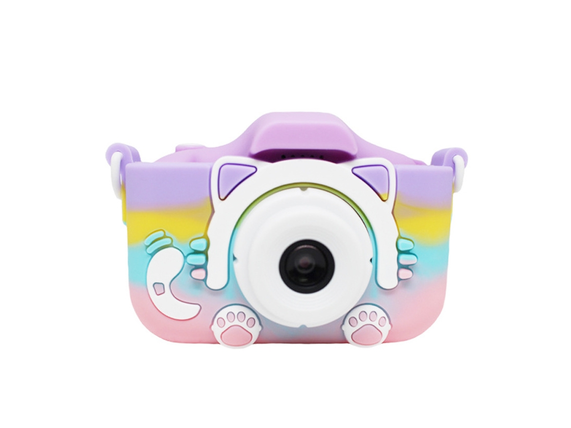 Siurn Cámara Infantil Cat-hd Cámara Doble Colorida