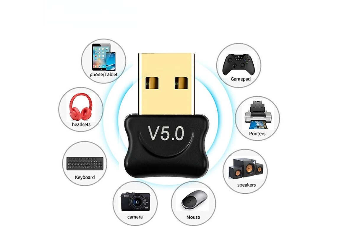Adaptador USB Bluetooth 5.0 de Rosewell para receptor y transmisor Bluetooth de computadora