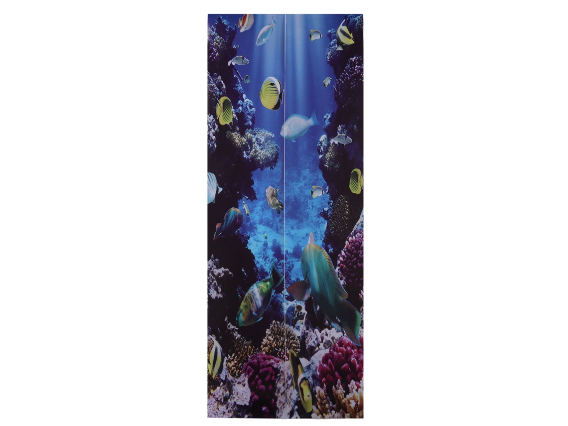 2026 Store-2pcs Pegatina De Puerta Patrón Mundo Submarino Textura Mate Autoadehsivo Impermeable Poster 3d Para Hogar