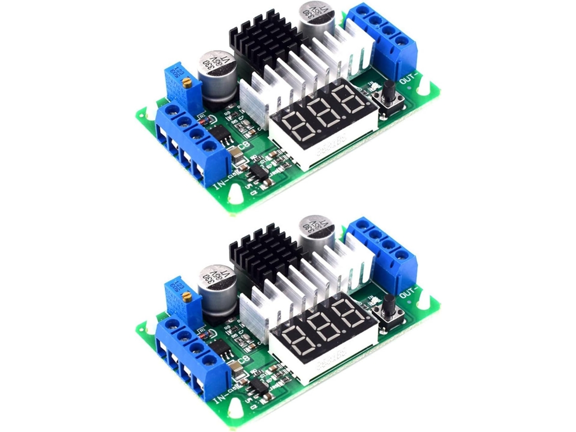 Convertidor Ajustable Avanzado Con Salida Continua De 100 W Y 6 A - Monitor De Presión Arterial Led Integrado Para