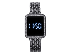 Reloj digital MDUG para mujer, fabricado en silicona resistente al agua con función de alarma.
