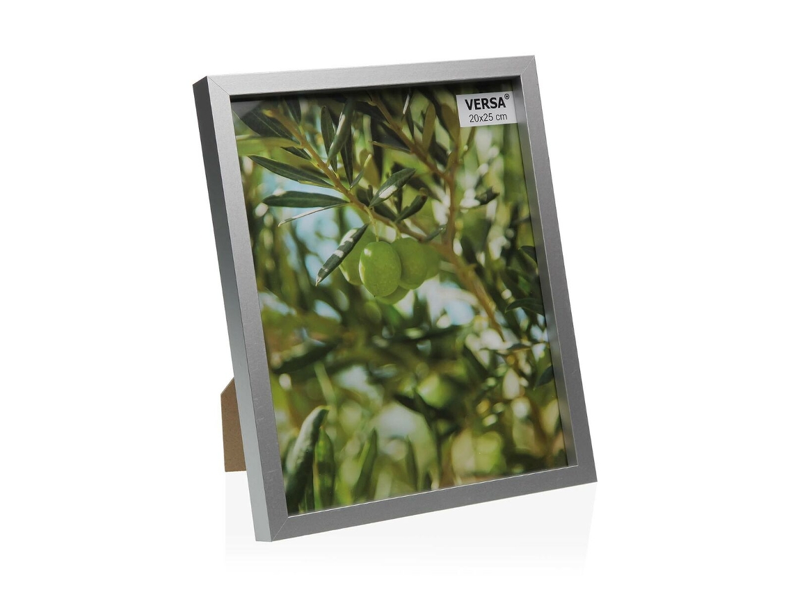 Marco de Fotos VERSA Plateado 20x25 cm Madera MDF