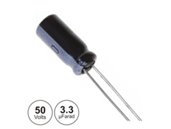 Condensador Electrolitico Mini 3.3uf 50v 105º