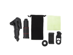 Mali telescópio Monocular 18x para Smartphone com Adaptador Hd para Observar Pássaros Shows Viagens
