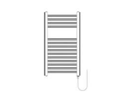 Toallero Eléctrico HAEGER Single Chrome (Cromado - 70x40 cm - 150 W)