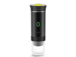 Cafetera portátil mini Klack 3 en 1 – 15 bares, recargable vía USB-C, compatible con cápsulas y café molido, ideal para viajes, oficina y camping