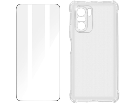 Kit Funda + Protector de Pantalla Xiaomi Mi 11i AVIZAR Cristal Templado (Transparente)