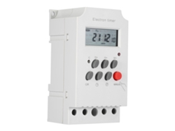 Temporizador electrónico digital programable de 12 V y 30 A CA/CC