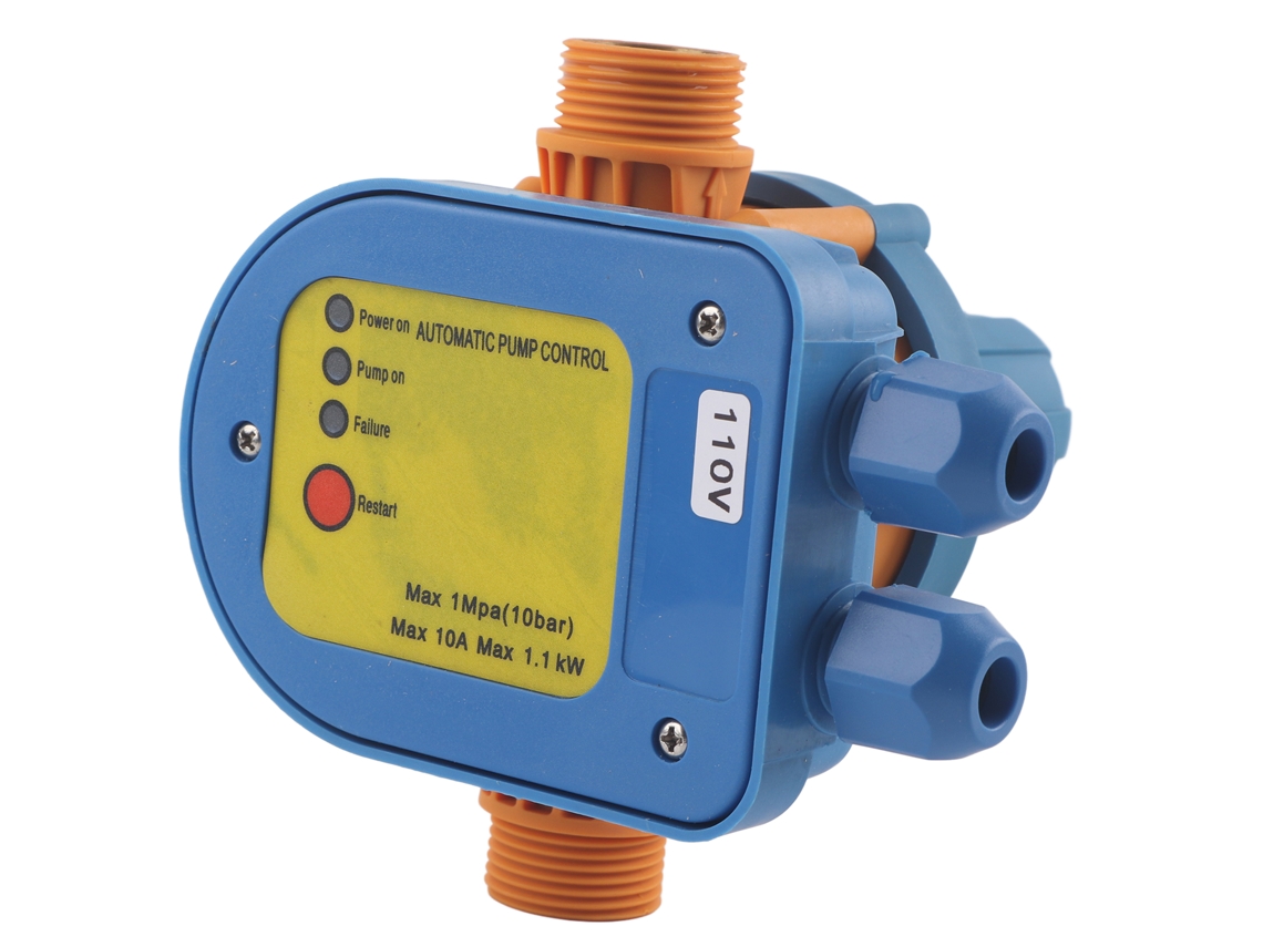 Interruptor de presión automático y ajustable para bomba de agua, 1,5-2,2 bar, resistente al agua, 110v-120v, 0,75kw, controlador automático.