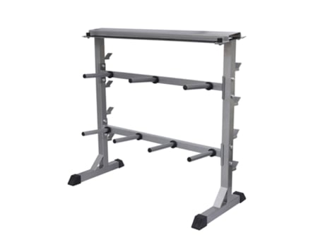 vidaXL Soporte para pesas y mancuernas