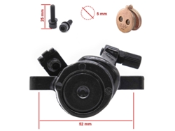 Pinza de freno mecánica Ct005-m08 L 50 mm negra para Ninebot serie FYD