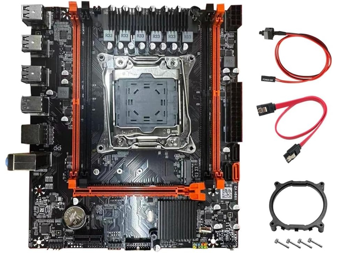 Placa Base B85 Lga2011-3 X99 Para Ordenador, 4 Ranuras De Ram Ddr4 Reg Ecc, M.2 Pcie Sata3.