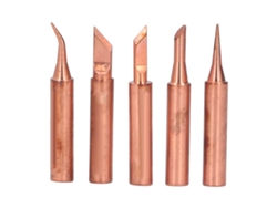 Kit de 5 puntas de soldador de cobre, accesorio para soldadura, 100~500℃ C900mt