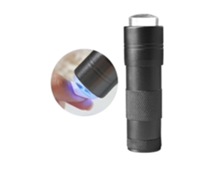 Mini Secador De Unhas Com Luz Uv, Mini Prensa De Unhas Com Lâmpada Led Uv E Cabeça De Silicone, Portátil E Pequeno.