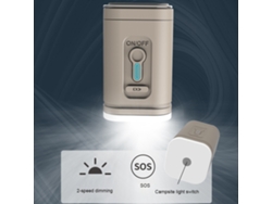 Bomba De Aire Portátil Inalámbrica Con Compresor Eléctrico, 5 Boquillas Y Luz Led Para Colchones Inflables, Piscinas Y Flotadores.