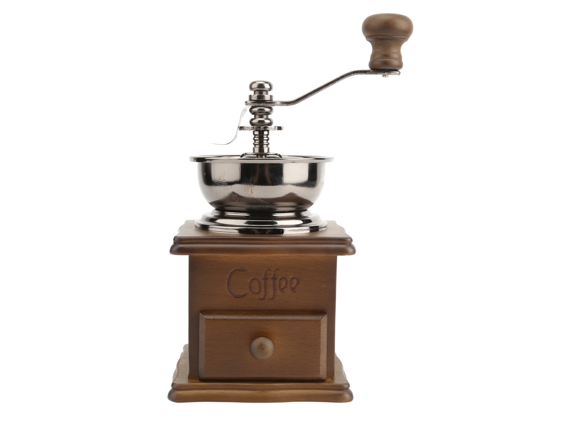 MEOIRUERY Molinillo de Café Manual con Manivela y Núcleo de Acero, Molino Retro para Granos de Café en Casa o Acampada