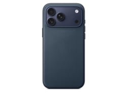 (apple 11 Azul) Textura Tejida - Compatible Con Carga Magnética - Funda Blanda Con Protección De Bordes
