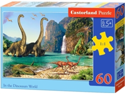 Puzzle CASTORLAND In the Dinosaurus World (60 Piezas)