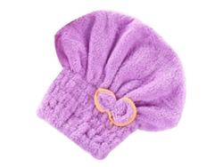 Gorro de secado rápido con lazo, absorbente y que seca la cabeza rápidamente. Ideal para duchas y baños. Rosewell