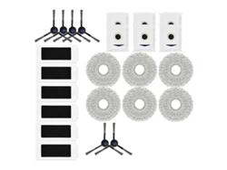 Para Debot T30 Pro / T30 Pro Omni / T30 Max / M12 Pro + Cepillo lateral, filtro de batería, paño de limpieza, bolsa para polvo, repuestos