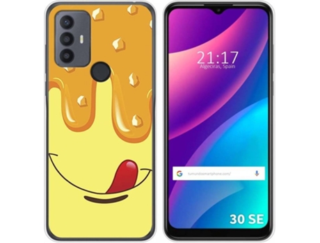 Carcasa para TCL 30 SE TUMUNDOSMARTPHONE Dibujos Helado Vainilla Multicolor