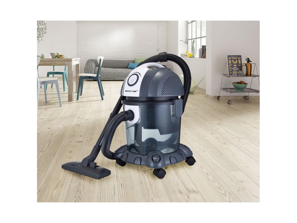 ECODE® Aspirador de Sólidos y Líquidos sin Bolsa Blower Wet&Dry 1400W, 15L, Filtro HEPA Lavable, Soplador, Accesorios Multiusos ECO-354