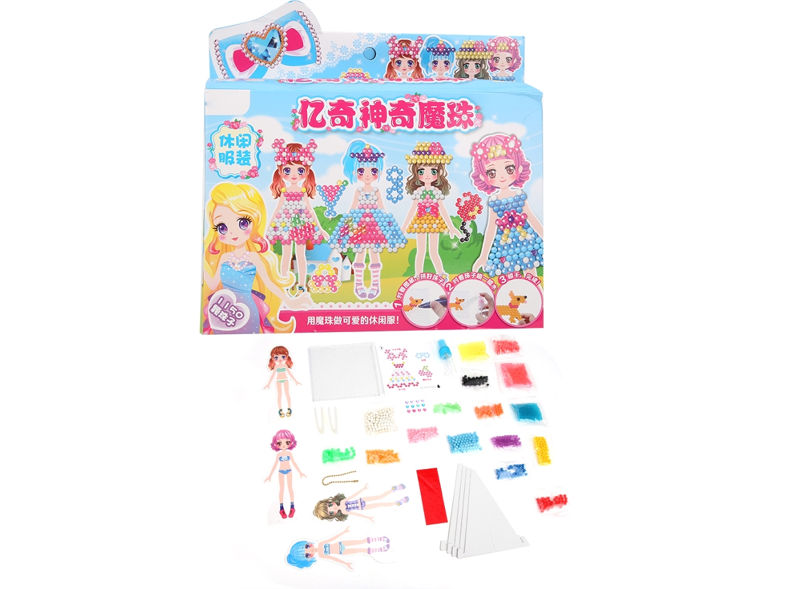 Ats-kit De Perlas De Agua Diy Juego De Bolas Interacción Padre-hijo Juguete Educatsivo Para Niños