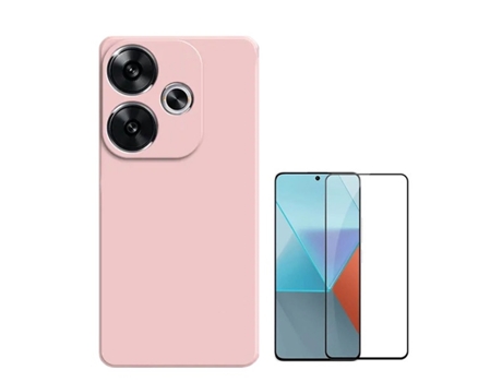 Protector de Pantalla Full Cover Compativel para Xiaomi Xiaomi Poco F6 PHONECARE Rosa