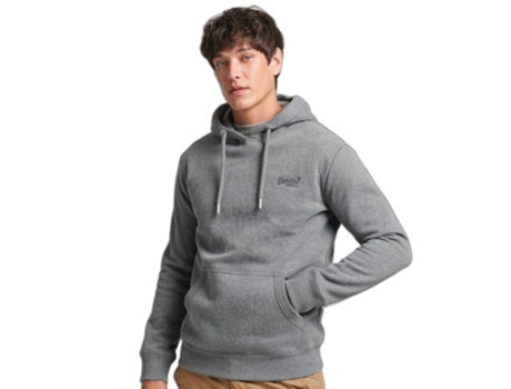 Sweatshirt para Hombre SUPERDRY (S - Algodón - Gris)
