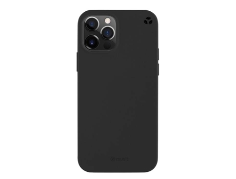 Funda Recycletek Soft para iPhone 12 Pro Max MUVIT Plástico Negro